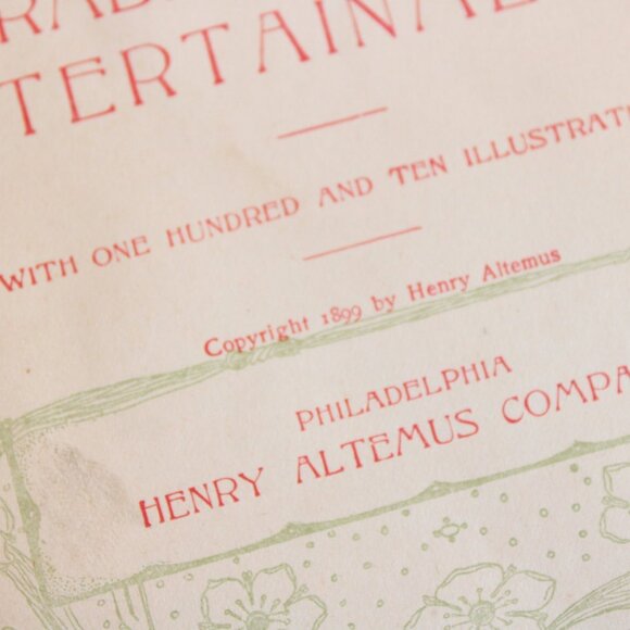 Vintage Antique 1890s Book, "Arabian Nights"  Henry Altemus, Illustrated - Picture 6 of 10